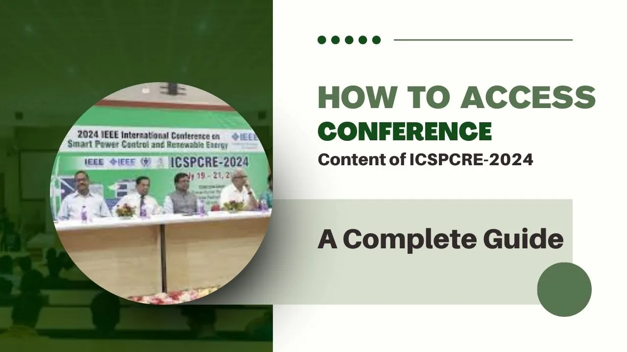 Access Conference Content of ICSPCRE-2024